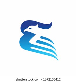 Blue Bird Icon, Phoenix Logo Design