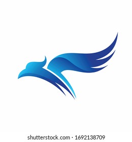 Blue Bird Icon, Phoenix Logo Design