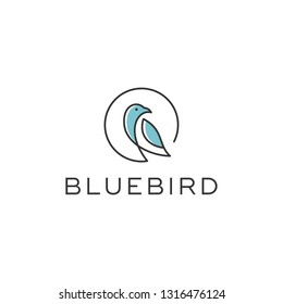 Blue Bird Logo Design