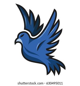 Blue Bird Vector