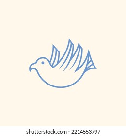 Blue Bird For Your Business Logo