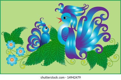 Blue birds