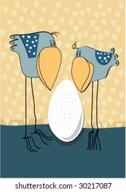 Blue birds.