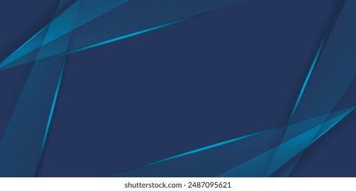 Blue black abstract background geometry shine and layer element.
