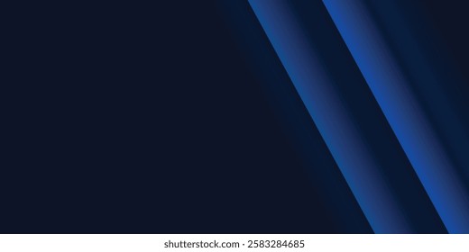 Blue black abstract background geometry shine and layer element vector for presentation design. Suit for business, corporate, institution, party, festive, seminar, and talks