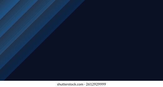 Blue black abstract background geometry shine and layer element vector for presentation design. Suit for business, corporate, institution, party, festive, seminar, and talks