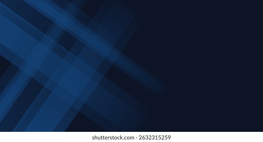 Blue black abstract background geometry shine and layer element vector for presentation design. Suit for business, corporate, institution, party, festive, seminar, and talks