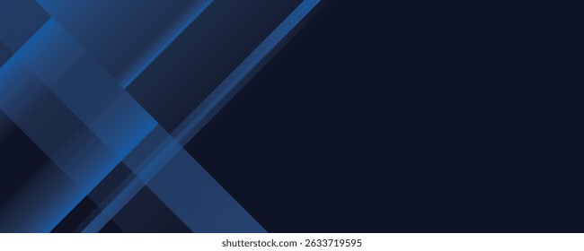 Blue black abstract background geometry shine and layer element vector for presentation design. Suit for business, corporate, institution, party, festive, seminar, and talks
