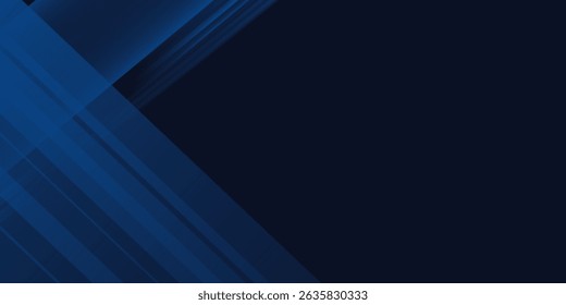 Blue black abstract background geometry shine and layer element vector for presentation design. Suit for business, corporate, institution, party, festive, seminar, and talks