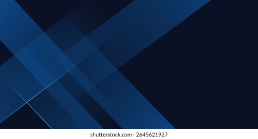 Blue black abstract background geometry shine and layer element vector for presentation design. Suit for business, corporate, institution, party, festive, seminar, and talks