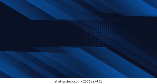 Blue black abstract background geometry shine and layer element vector for presentation design. Suit for business, corporate, institution,modern eps 10.