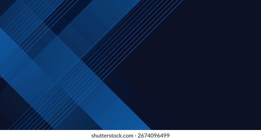 Brillo de geometría de fondo abstracto negro azul y Vector de elementos de capa para diseño de presentación. Traje para los negocios, corporativo, institución, partido, festivo, seminario, y charlas