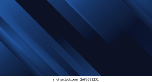 Blue black abstract background geometry shine and layer element vector for presentation design. Suit for business, corporate, institution, party, festive, seminar, and talks