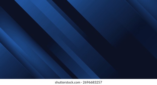 Blue black abstract background geometry shine and layer element vector for presentation design. Suit for business, corporate, institution, party, festive, seminar, and talks