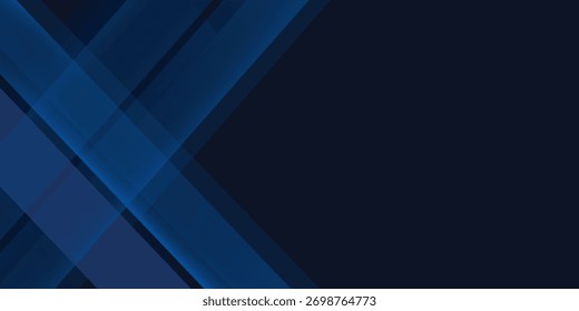 Blau schwarz abstrakte Hintergrund Geometrie Glanz und Ebene Element Vektor für die Präsentation Design. Geeignet für Business, Unternehmen, Institution, Party, Feste, Seminare und Vorträge