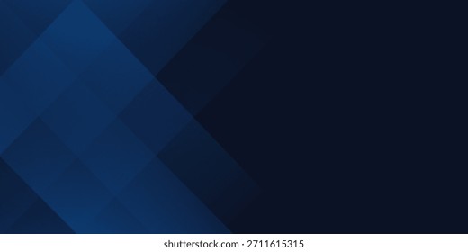 Blue black abstract background geometry shine and layer element vector for presentation design. Suit for business, corporate, institution, party, festive, seminar, and talks