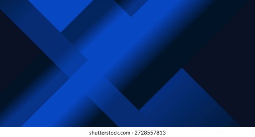 Blue black abstract background geometry shine and layer element vector for presentation design. Suit for business, corporate, institution, party, festive, seminar, and talks