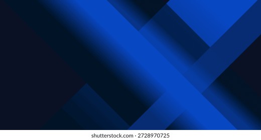 Blue black abstract background geometry shine and layer element vector for presentation design. Suit for business, corporate, institution, party, festive, seminar, and talks