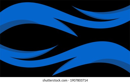 El fondo abstracto azul y negro se ve fresco y diferente