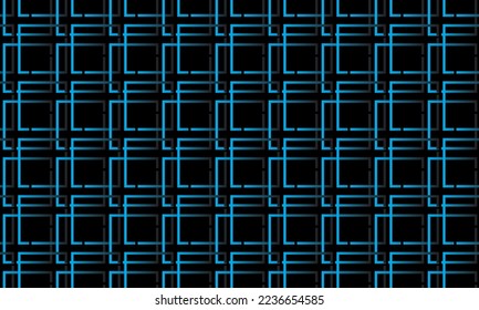 blue and black abstract background with seamless pattern. geometric pattern - stock vector.	
