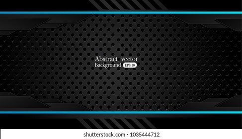 blue and black Abstract business background.Vector design.
