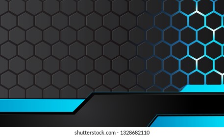blue and black Abstract business background.Vector design. 