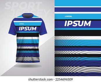 blue black abstract tshirt sports jersey design for football soccer racing gaming motocross cycling running