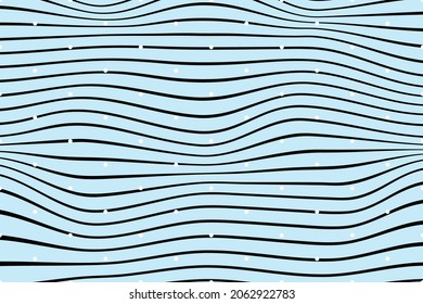 blue and black abstract wave moving with white dot  background.