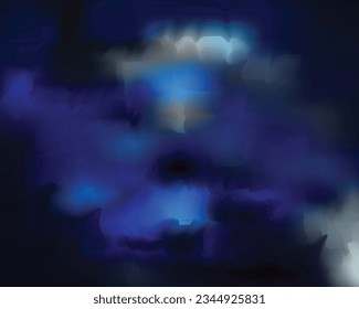 
A blue and black background