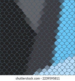 Blue and black Background from pebbles. Abstract vector template for presentation.