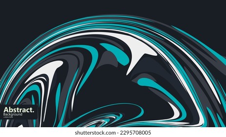 Blue and Black Background With a White Swirl in the Middle