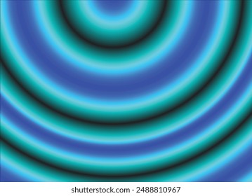 Blue black and cyan color combinations radial gradient abstract background design 