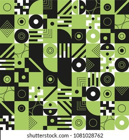 blue and black geometric background