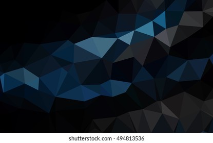 Blue and black geometric Grid Mosaic Background, Creative Design Templates