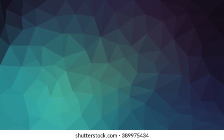 Blue Black Gradient abstract geometric triangular polygon style illustration graphic background
