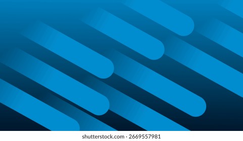 Gradiente azul y negro con composición geométrica, creando un fondo abstracto audaz y moderno.  