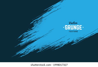 Blue and black grunge texture splat background