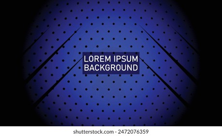 una ilustración de fondo de semitonos azul y negro