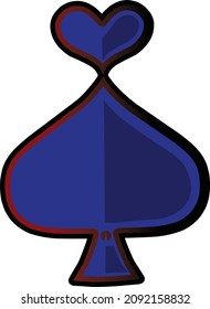blue and black heart logo for game team