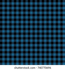 Blue Black Lumberjack Buffalo Plaid Seamless Stock Vector (Royalty Free ...