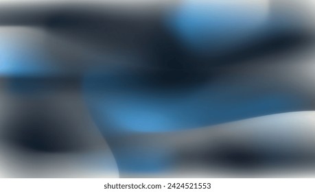 Blue, black mesh gradient abstract pattern. Dark blue blurred pattern. gradient mesh background with elegant and clean style