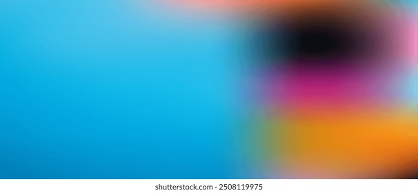 blue black orange magenta blurred gradient mesh color abstract background