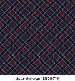 Blue, Black and  Red  Tartan  Plaid  Seamless Pattern Background. Flannel  Shirt Tartan Patterns. Trendy Tiles Vector Illustration for Wallpapers.