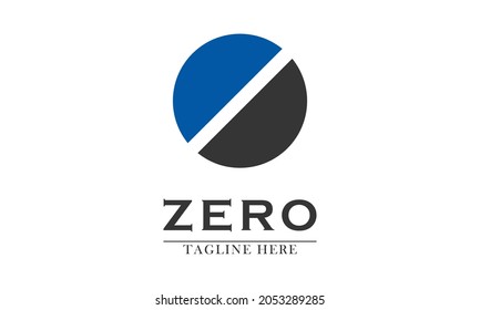 blue and black semi-circle, great for logo icons. vector illustration of abstract design.