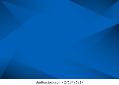 Azul con fondo abstracto de triángulo de sombra negro con diseño de concepto moderno. Ilustración vectorial
