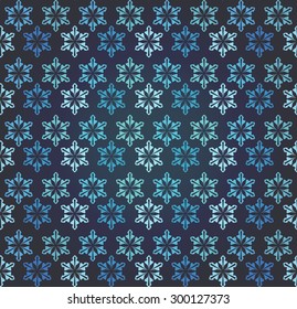 Floral Snow Flakes Vector Art & Graphics