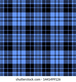 Blue Black Tartan Plaid Scottish Seamless Stock Vector (Royalty Free ...