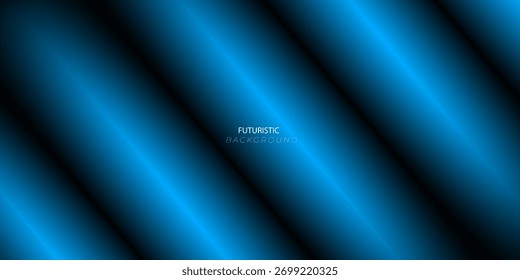 Capa de traslape de fondo abstracto techno negro azul en espacio oscuro con decoración de efecto de líneas de Vertical. Concepto de estilo brillante del elemento de Diseño gráfico moderno para el Web, el arte, el volante, la tarjeta o la cubierta del folleto