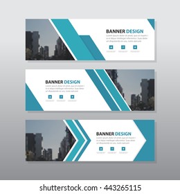 Blue black triangle abstract corporate business banner template, horizontal advertising business banner layout template flat design set , clean abstract cover header background for website design, 