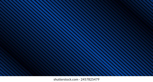 Blue and black vector 3d futuristic tech glow and shinning line simple modern abstract banner. Vector